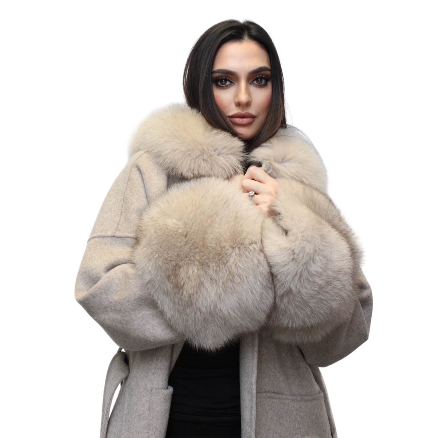 Faye - Double Cuffs - Taupe