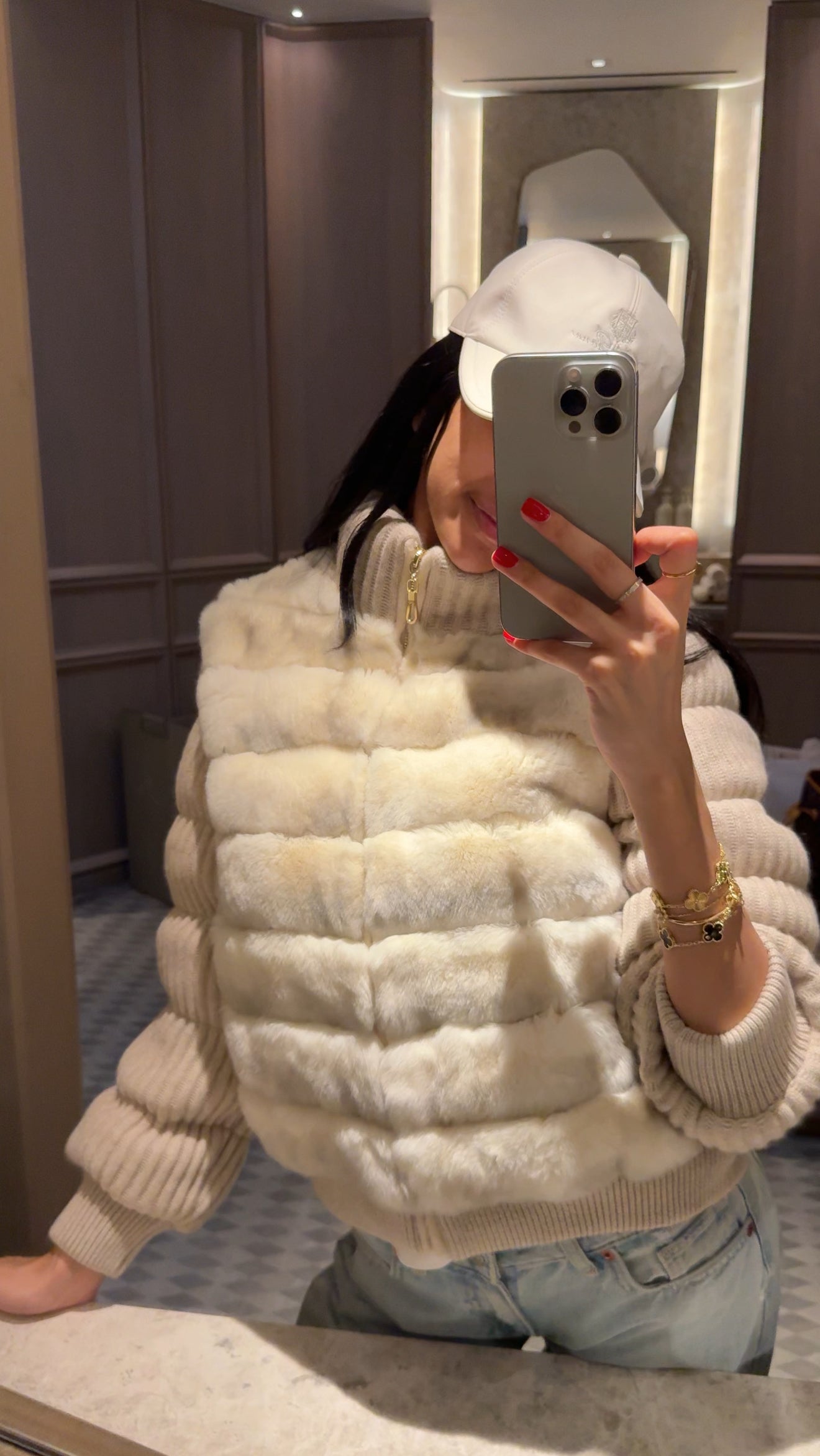 Nayla Bomber - Cream