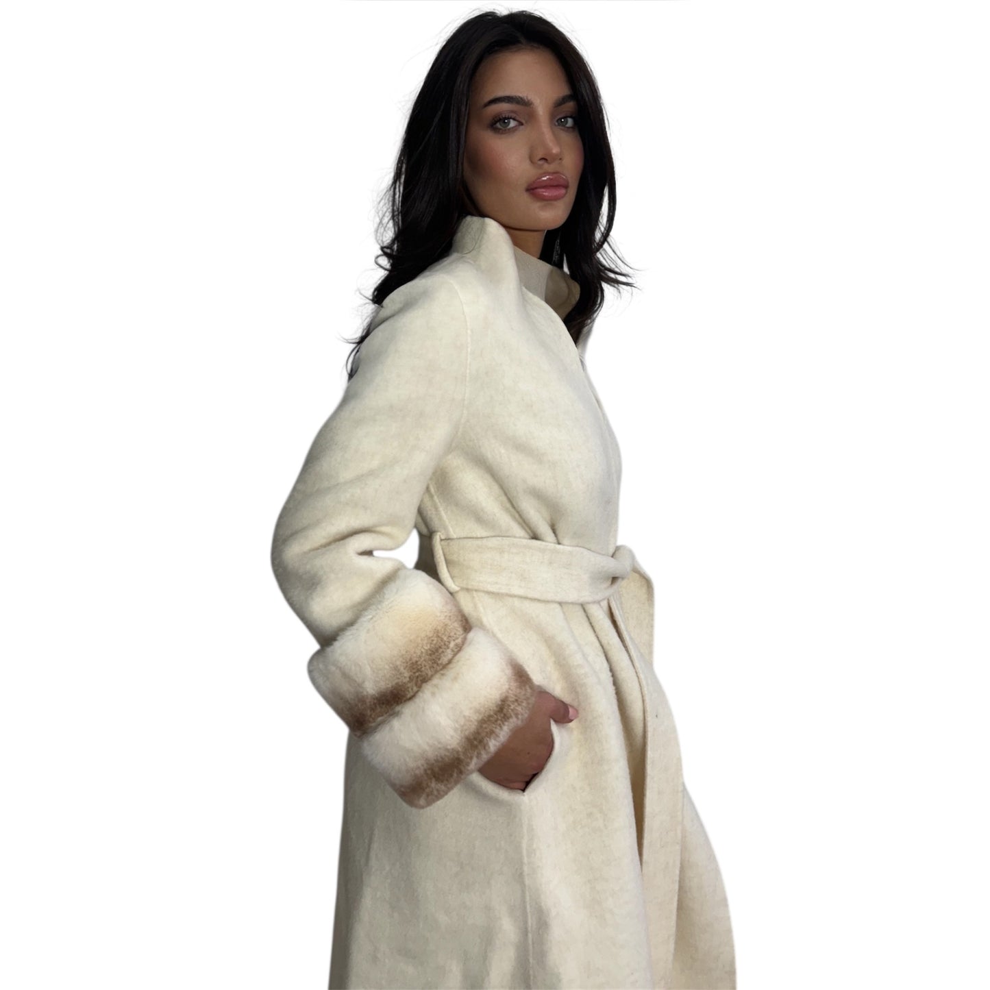 Celine - Cream Wool Coat