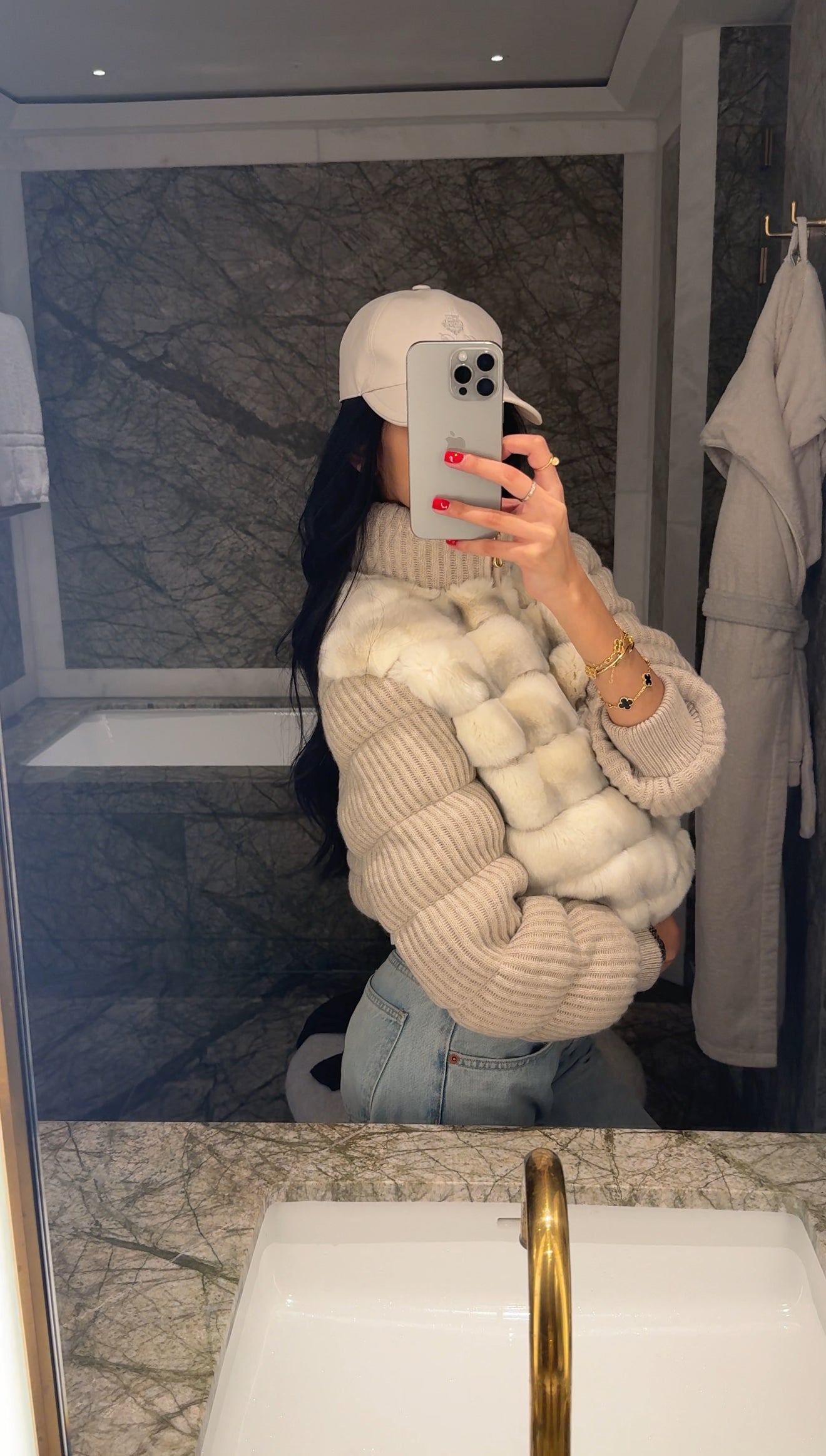 Nayla Bomber - Cream