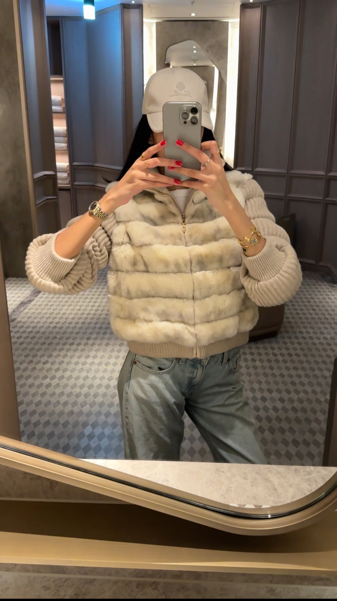 Nayla Bomber - Cream