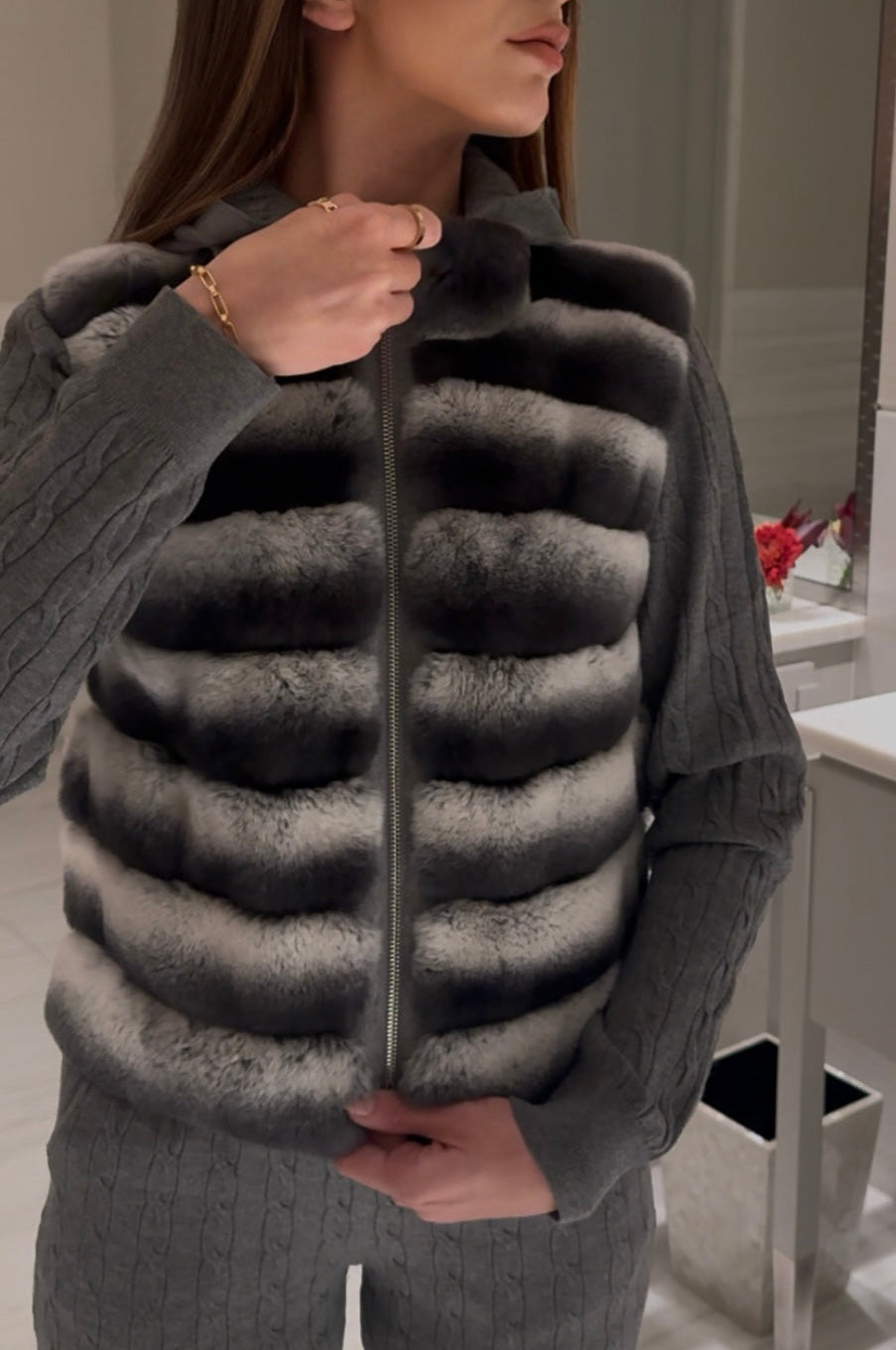 Avana Gilet - Grey
