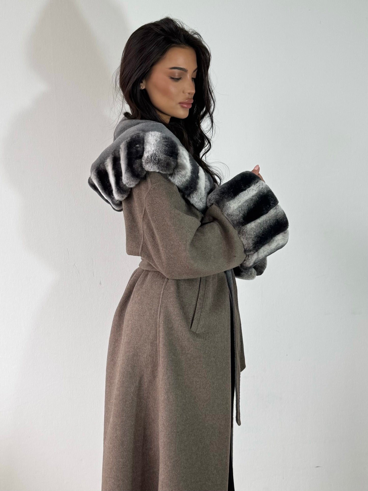 Eska - two tone coat