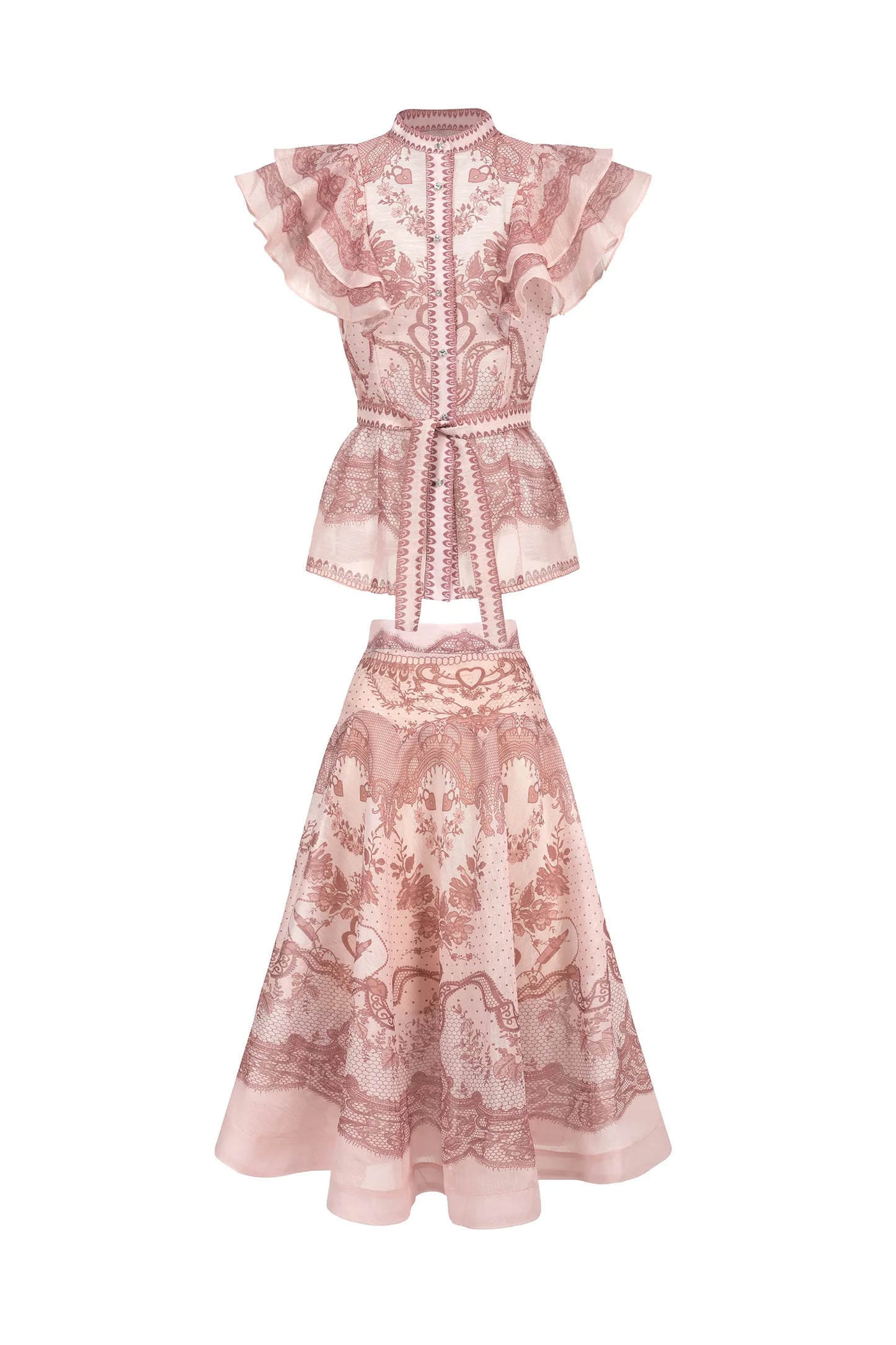Eline two-piece set - Pink