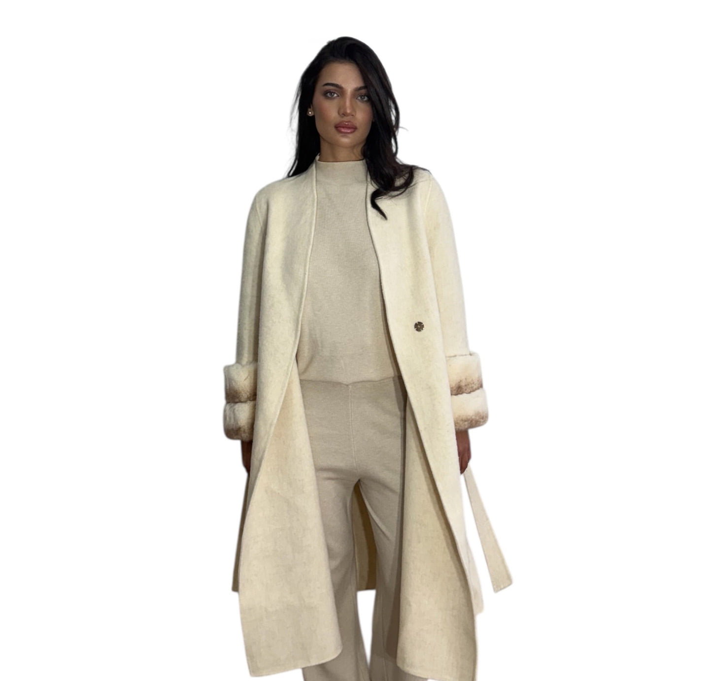 Celine - Cream Wool Coat