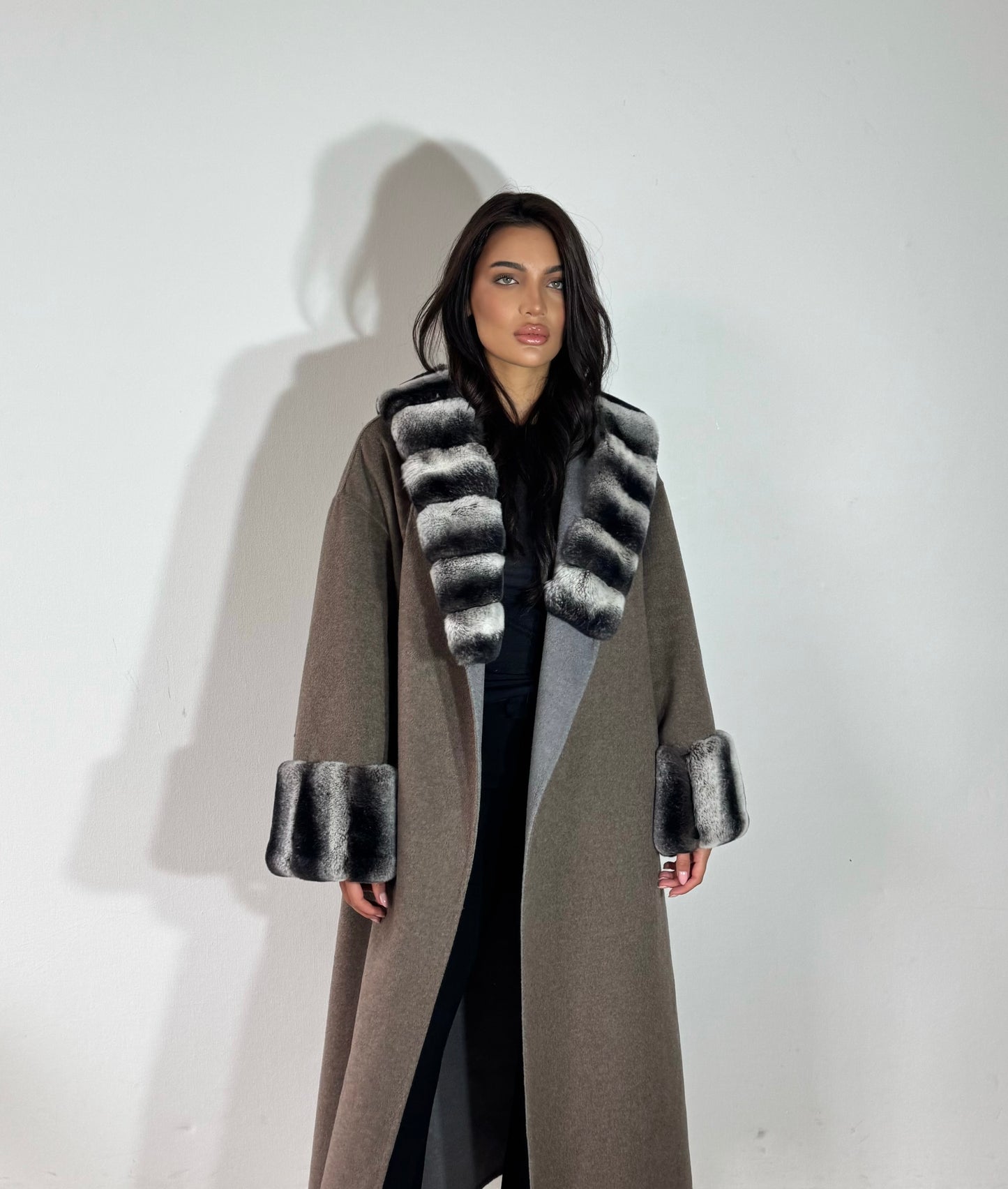 Eska - two tone coat