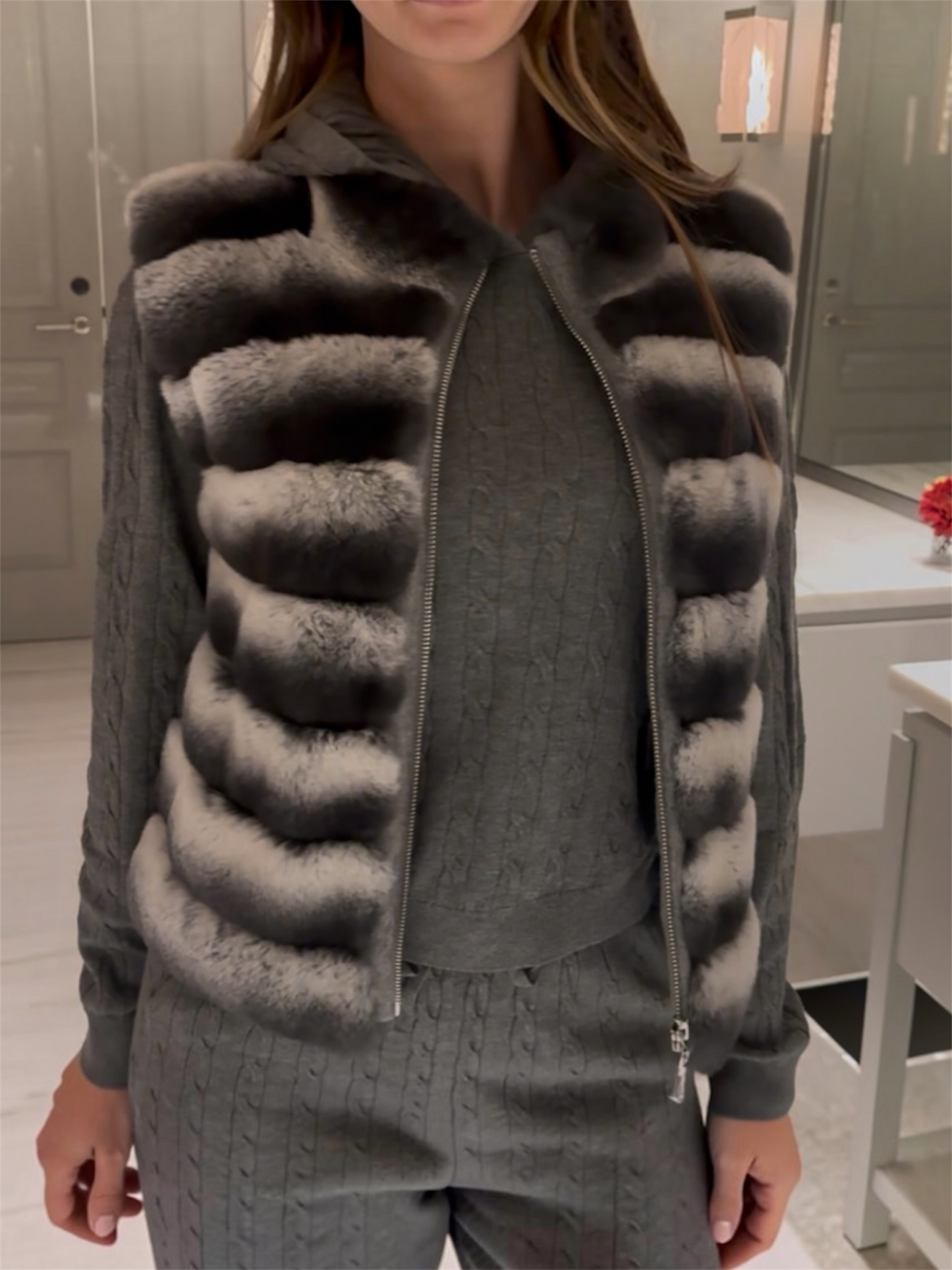 Avana Gilet - Grey